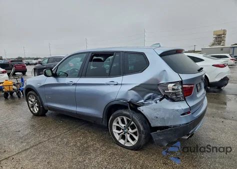 2013 BMW X3 xDrive35I из США, поврежденный, VIN 5UXWX7C51DL979584